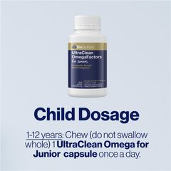 Bioceuticals UltraClean OmegaFactors dành cho thanh thiếu niên 60 viên nang