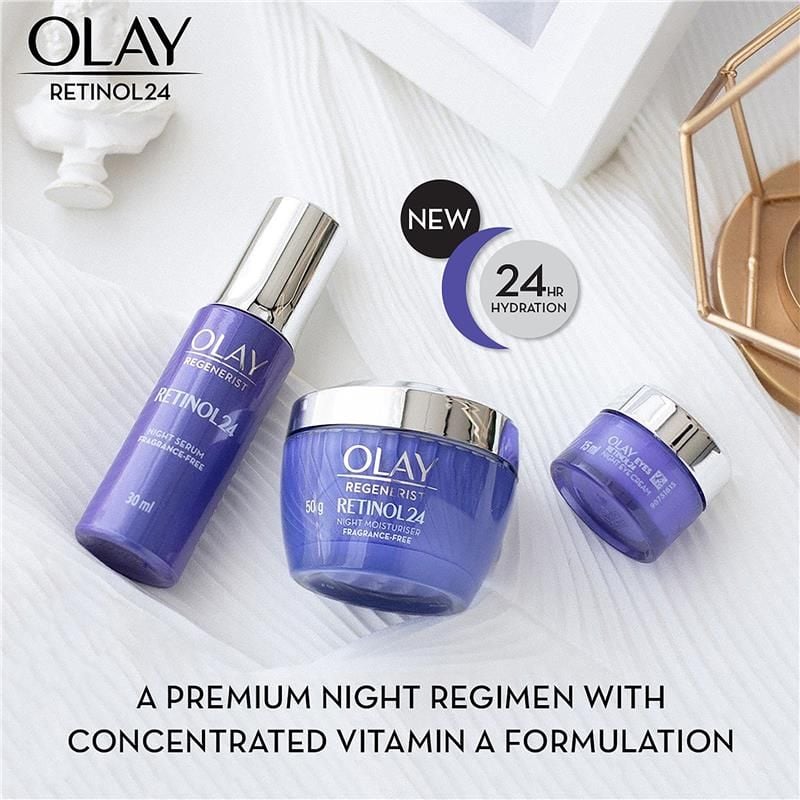 Olay Regenerist Retinol 24 Night Serum không mùi 30ml