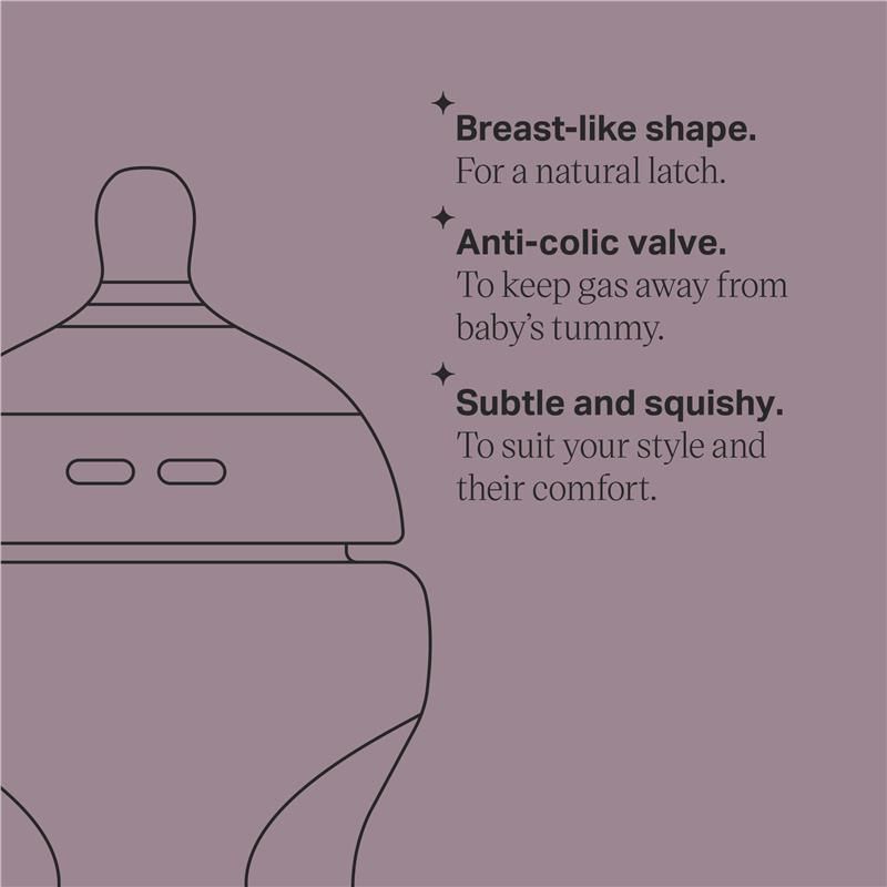 Tommee Tippee Natural Start Chai Silicon 260ml 1 Gói