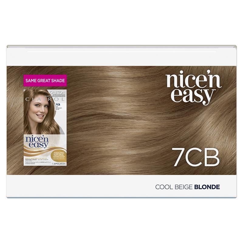 Thuốc nhuộm tóc vĩnh viễn Clairol Nice N Easy 7CB Dark Champagne Blonde
