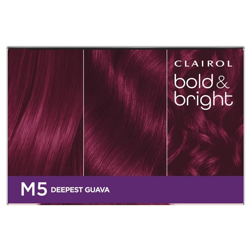 Thuốc nhuộm tóc vĩnh viễn Clairol Bold & Bright M5 Deepest Guava