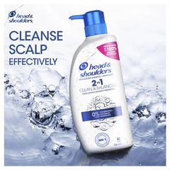 Dầu gội + dầu xả Head & Shoulders Clean & Balanced 2in1 750ml