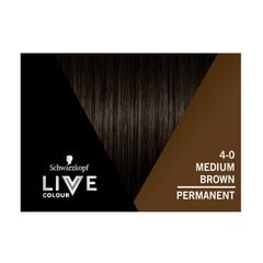 Schwarzkopf Live Colour Permanent 4.0 Nâu Trung Bình