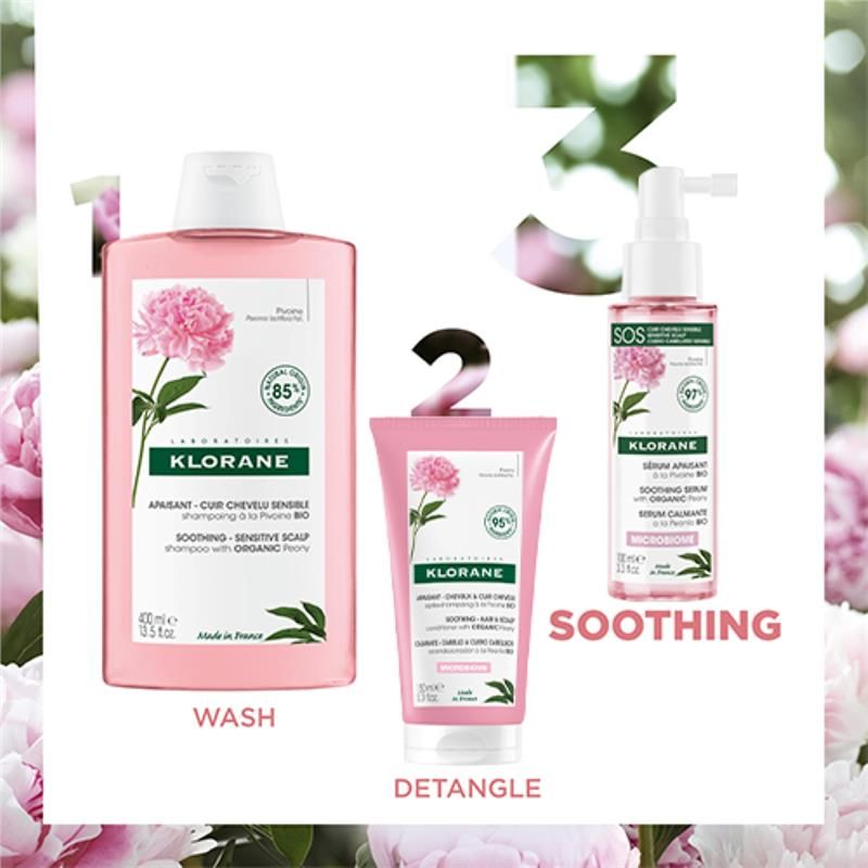 Serum Klorane với hoa mẫu đơn hữu cơ 100ml