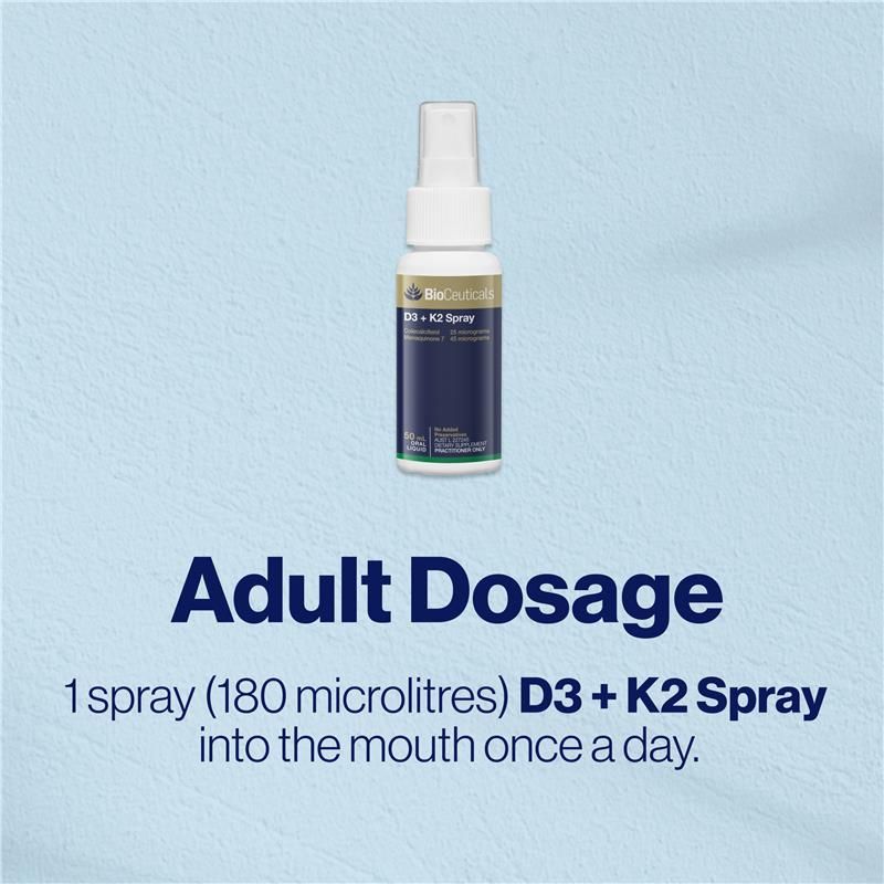 BioCeuticals D3 + K2 dạng xịt 50mL