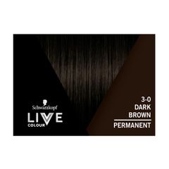 Schwarzkopf Live Colour Permanent 3.0 Nâu Đậm