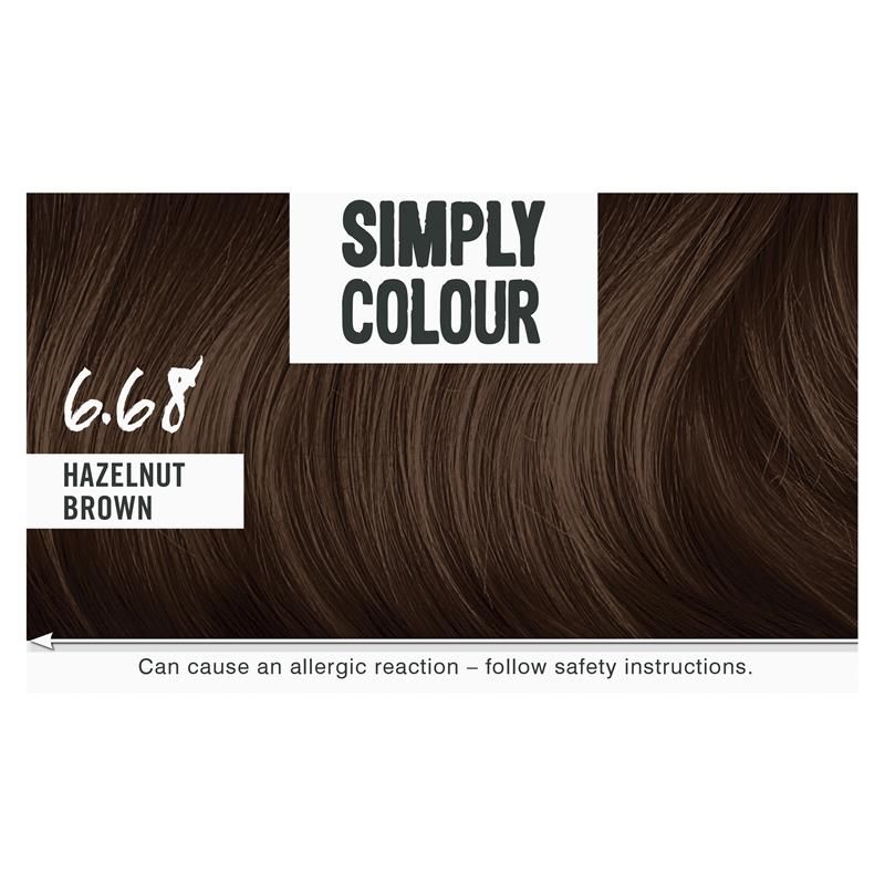 Schwarzkopf Simply Colour 6.68 Nâu hạt dẻ