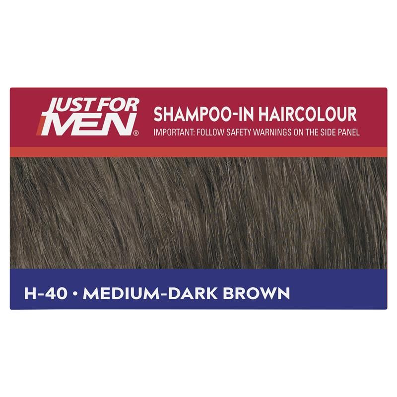 Chỉ dành cho nam Màu tóc 40 Nâu sẫm trung bình