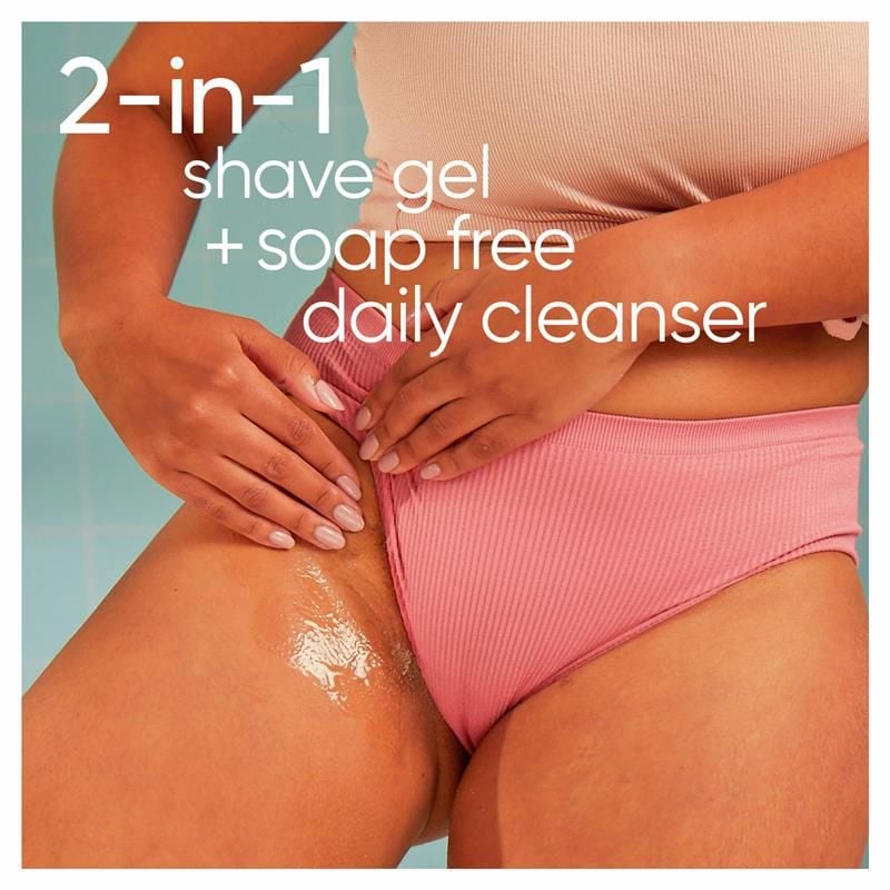 Gel cạo râu và làm sạch lông mu 2 trong 1 Gillette Venus for Pubic Hair & Skin 190ml