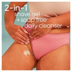 Gel cạo râu và làm sạch lông mu 2 trong 1 Gillette Venus for Pubic Hair & Skin 190ml