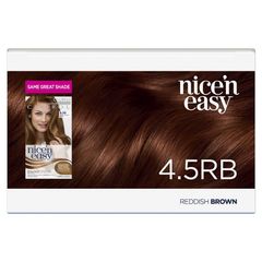 Thuốc nhuộm tóc vĩnh viễn Clairol Nice N Easy 4.5RB Natural Reddish Brown