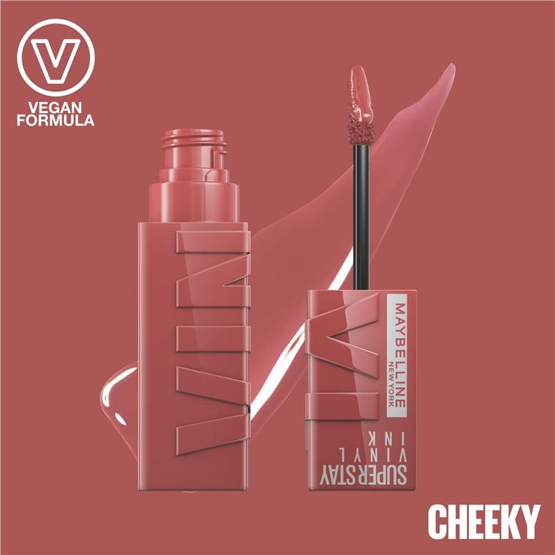 Son kem lì Maybelline Superstay Vinyl Ink màu 35 Cheeky Nu Int