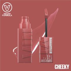 Son kem lì Maybelline Superstay Vinyl Ink màu 35 Cheeky Nu Int