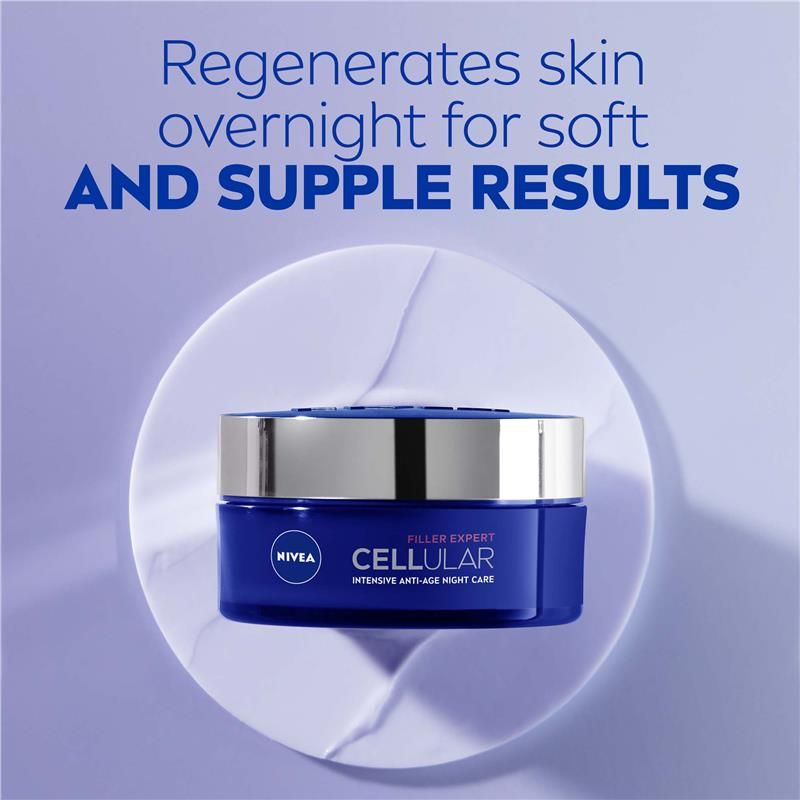 Kem dưỡng da chống lão hóa ban đêm NIVEA Cellular Filler Expert 50ml