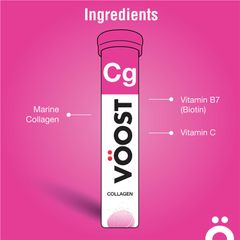 Voost Collagen Effervescent 60 Pack Kích thước độc quyền