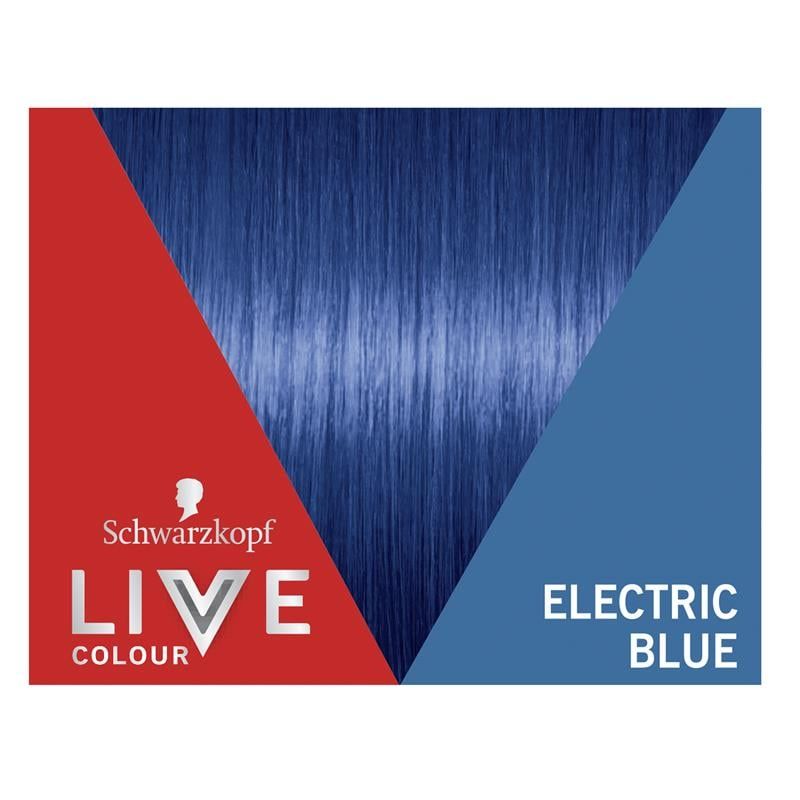 Schwarzkopf LIVE Colour Ultra Bright's Electric Blue 75ml