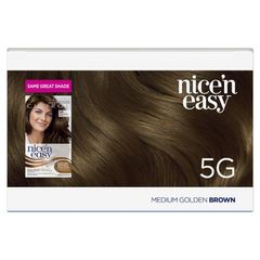 Thuốc nhuộm tóc vĩnh viễn Clairol Nice N Easy 5G Medium Golden Brown