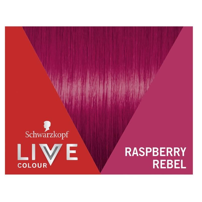 Schwarzkopf LIVE Colour Ultra Bright's Raspberry Rebel 75ml