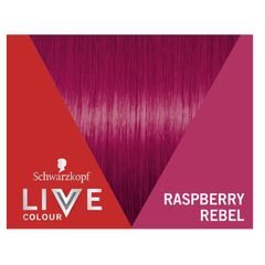 Schwarzkopf LIVE Colour Ultra Bright's Raspberry Rebel 75ml