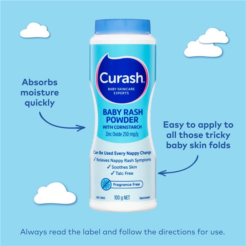Mua Bột trị hăm cho bé Curash Baby Rash Powder With Cornstarch 100g tr
