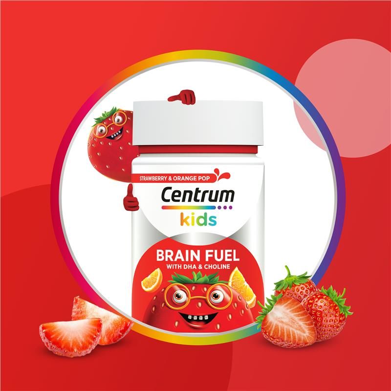 Viên nhai Centrum Kids Brain Fuel 50 viên