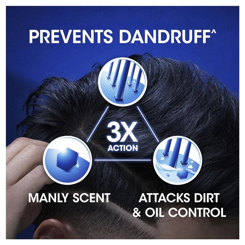 Dầu gội + dầu xả chống gàu Head & Shoulders Ultra Men 2in1 Moisture Recharge 750ml