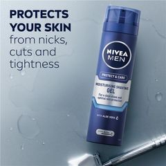 Gel cạo râu dưỡng ẩm NIVEA MEN Protect & Care 200ml