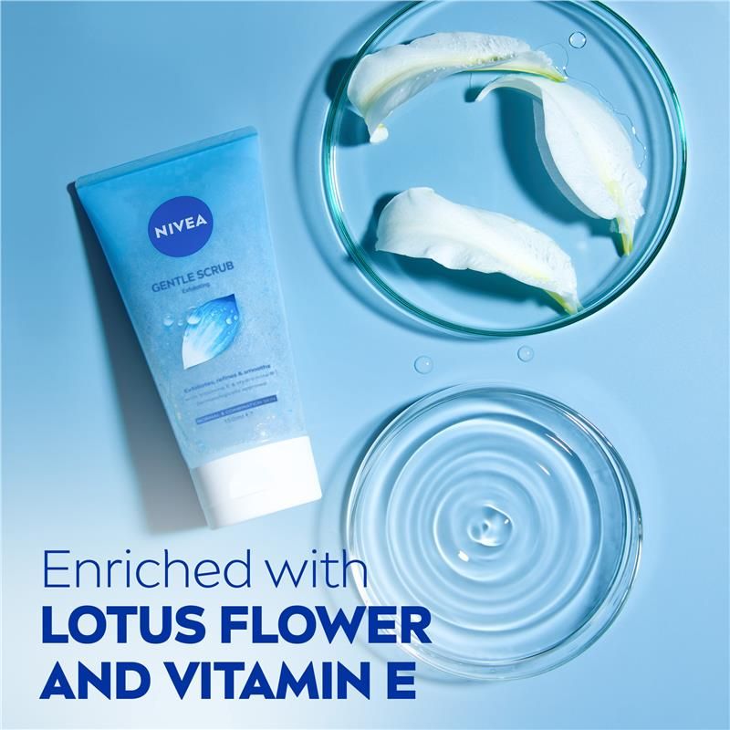 Sữa rửa mặt tẩy tế bào chết dịu nhẹ NIVEA Daily Essentials 150ml