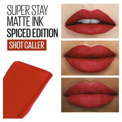 Son lì Maybelline Superstay Matte Lip Ink Spiced Edition Shot Caller