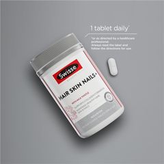 Swisse Ultiboost Hair Skin Nails+ 180 Viên Kích Thước Độc Quyền