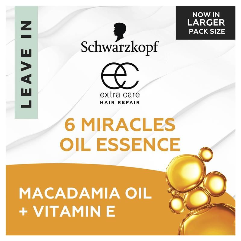 Tinh chất dầu dưỡng da Schwarzkopf Extra Care 6 Miracles 100ml