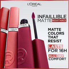 Son kem lì L'Oreal Paris Le Matte Resistance 500 Wine Not?