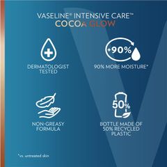 Sữa dưỡng thể Vaseline Intensive Care Cocoa Glow 400ml