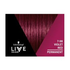 Schwarzkopf Live Colour Permanent 7.98 Tím Đỏ