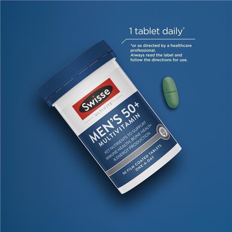 Swisse Mens Multivitamin 50+ 90 Viên
