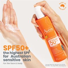 Xịt chống nắng Avene Sunsitive dành cho trẻ em SPF 50+ 200ml