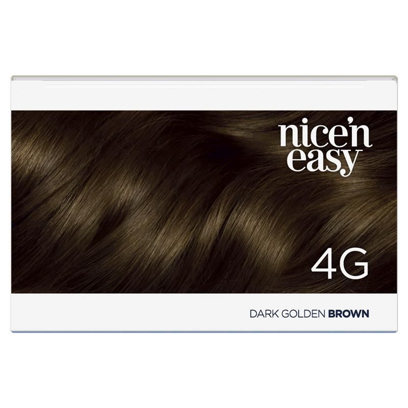 Thuốc nhuộm tóc vĩnh viễn Clairol Nice N Easy 4G Dark Golden Brown