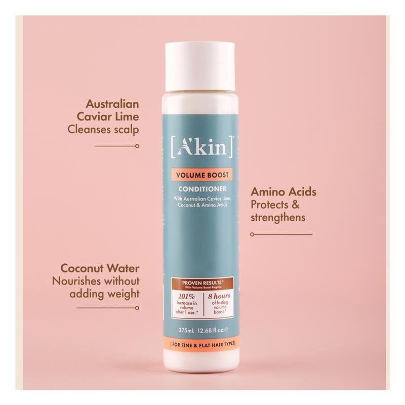 Dầu xả Akin Volume Boost 375ml