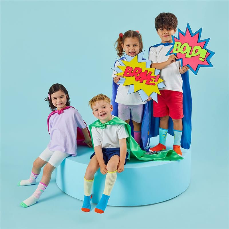 Tất Bambi Mini Co And Charity cho bé gái Rainbow Youth 5-8 tuổi 2024