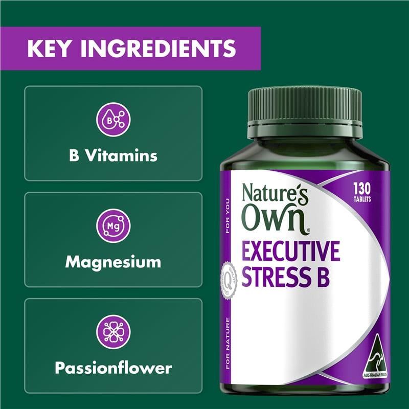 Viên uống Nature's Own Executive Stress B 130 viên