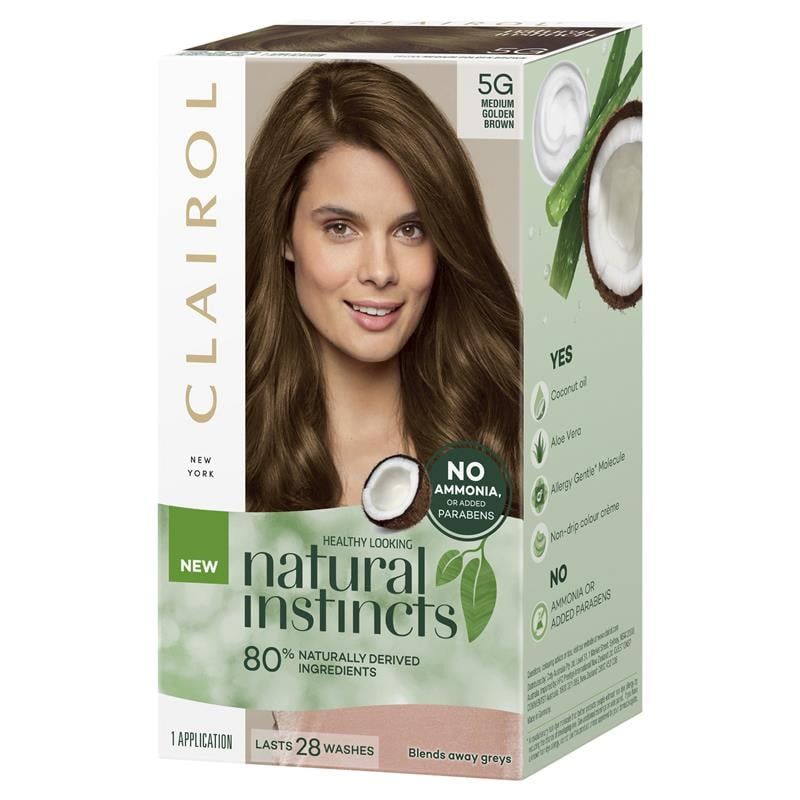 Natural Instincts 5G Pecan, Medium Golden Brown Thuốc nhuộm tóc bán vĩnh viễn