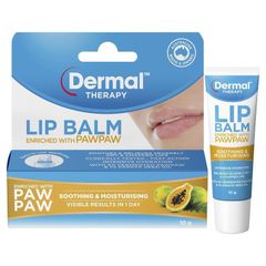 Son dưỡng môi Dermal Therapy Paw Paw 10g