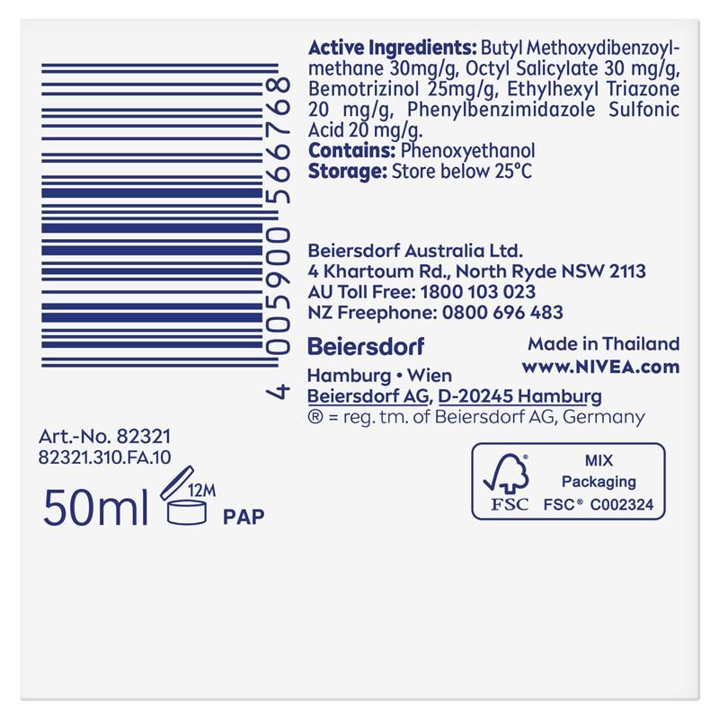 Kem dưỡng da ban ngày chống nhăn NIVEA Q10 SPF30 50ml