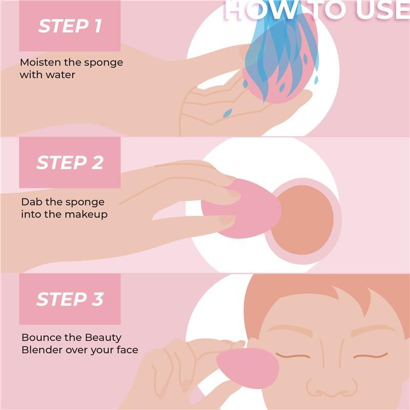 Mút tán kem nền MCoBeauty Dual-Density