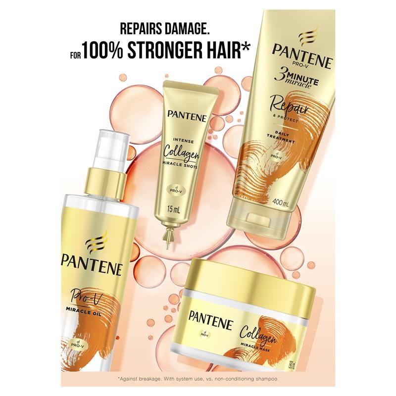 Pantene Intense Miracle Treatment Shots Collagen Repair 3 Gói 15ml