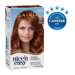 Thuốc nhuộm tóc vĩnh viễn Clairol Nice N Easy 6RB Light Chestnut Brown