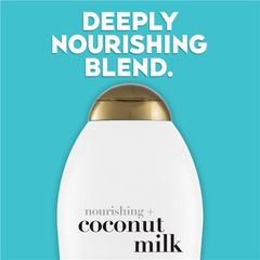 Dầu gội Ogx Nourishing + Hydrating Coconut Milk Shampoo dành cho tóc khô 750mL