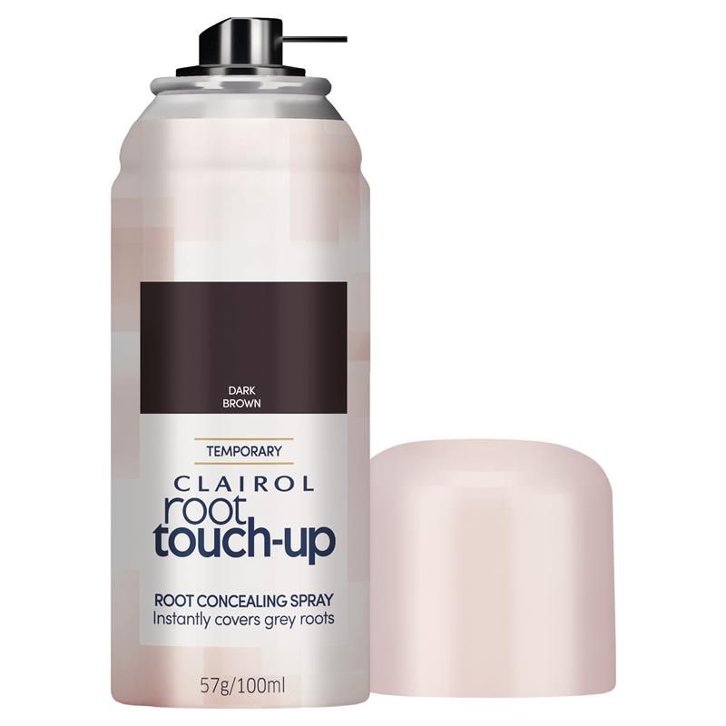 Xịt che khuyết điểm chân tóc Clairol Nice & Easy Root Touch Up màu nâu sẫm