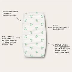 Tã Tooshies Eco với tã tre hữu cơ cỡ 5 cho trẻ tập đi 13-18kg, gói 16 chiếc, chỉ bán trực tuyến