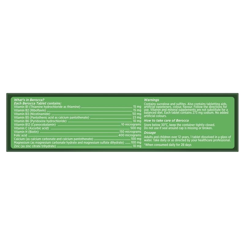 Berocca Energy Mango And Orange 60 Viên Sủi Bọt Size Độc Quyền